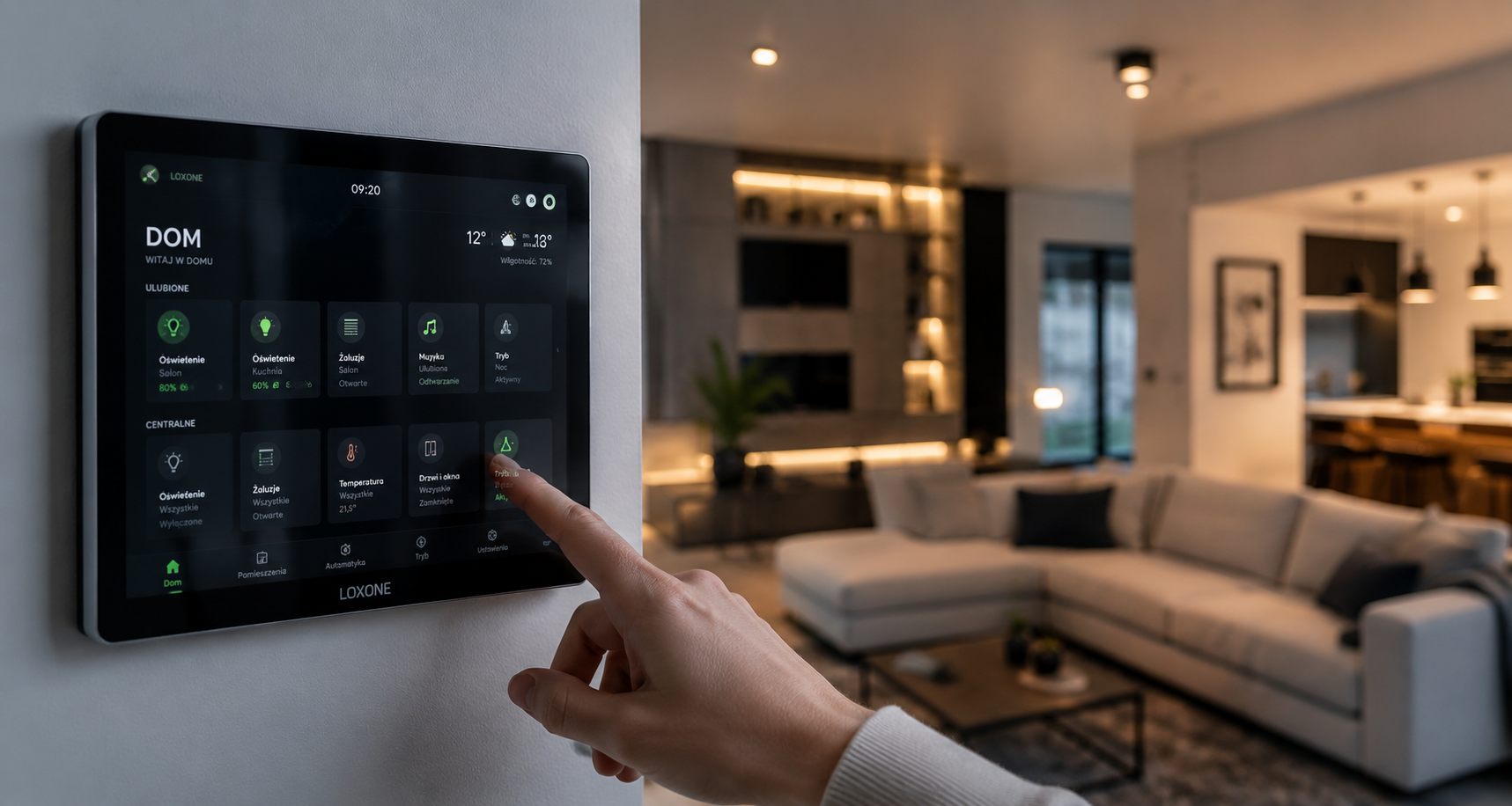 Smart Home Loxone automatyka Koszalin